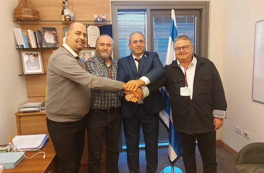 מימין: שלמה אייזיק, אליהו רביבו, ראובן טיטואני, יניב מאיר, צילום: יח״צ